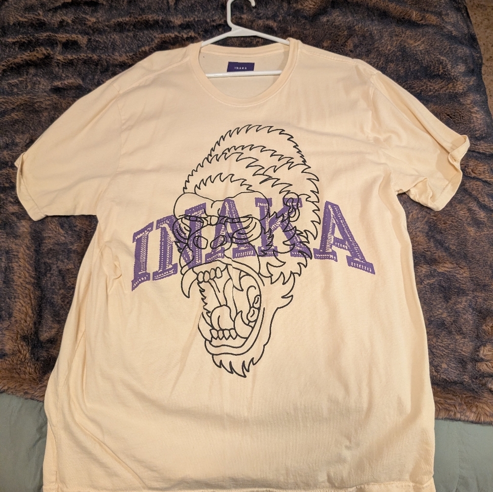 Inaka Cream Gorilla T-shirt